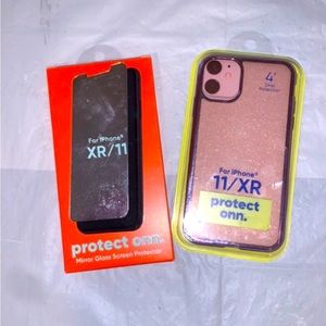 I phone 11/XR phone case and screen protector